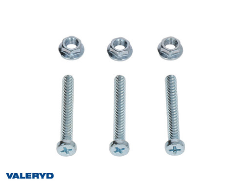 Bolt and nut set M5x40 for electrical socket (3 pack) [6469003]