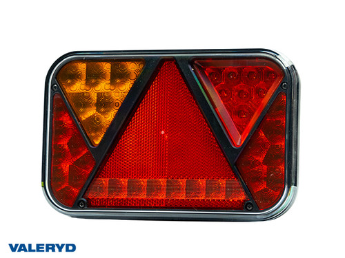 LED Rear light SCANDI-270 L 200x130x50 12V, Bayonet connection 5-pin incl. CANBUS system