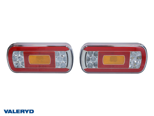 LED Tail light SCANDI-130 R/L 220X100X50.5 (2 pack). Bayonet 5-pin