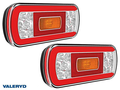 LED Tail light SCANDI-130 R/L 220X100X50.5 (2 pack). Bayonet 5-pin