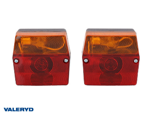 Tail light fits Aspöck Minipoint 99x93x49 (2 pack) number plate light, cable entry [3010073]