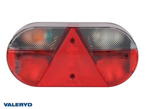 Tail light Jokon Left 283x135x60 with triangle reflector. Bayonet connection 6-pin  [3010072]