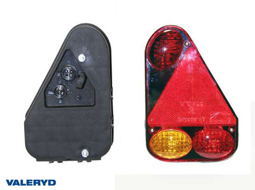 Tail light Aspöck Earpoint III Right 146x220x53 with reflector. Bayonet connection 4(5)-pin [3010051]