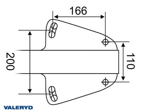 Overrun brake Knott KF27-A1 2700 kg GF