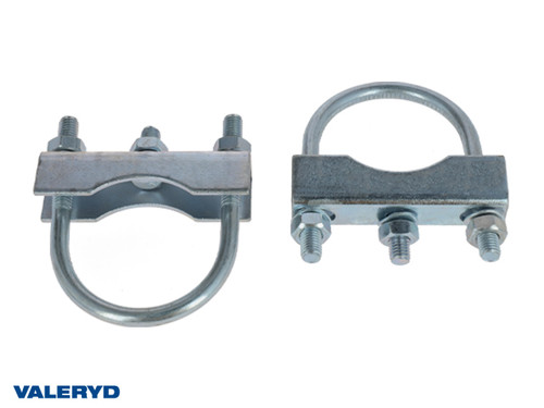 Mounting kit for jockey wheel clamp tube Ø60/70mm (2 pack) [2609007]