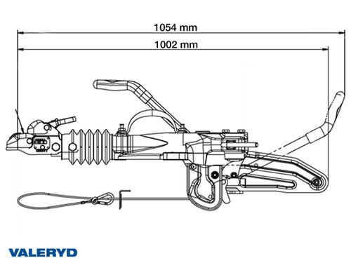 Overrun brake Knott/Avonride KFG35-D 3500 kg GF