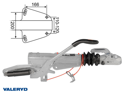 Overrun brake Knott, V, KF27-B, vers. GF, OE, 1400-2700Kg [2425002]