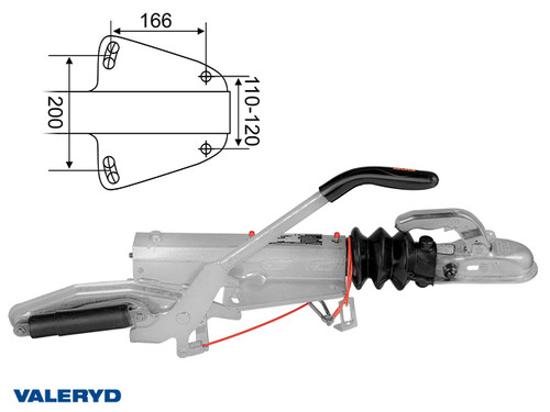 Overrun brake Knott, V, KF17-E vers. GF, OE, 900-1700Kg Overrun brake Knott, V, KF17-E vers. GF, OE, 900-1700Kg