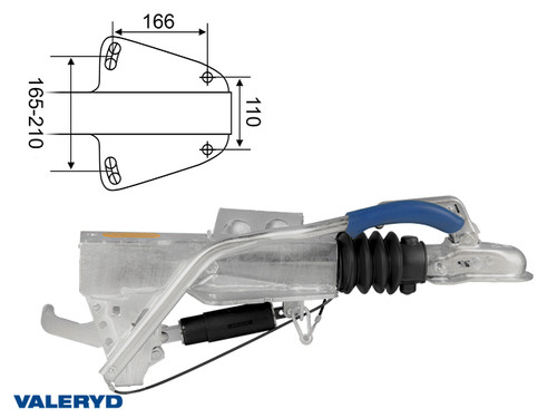 Overrun brake BPW ZAF 1,6-3; ZAF 1,5-2; 750-1500Kg