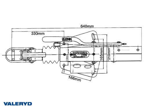 Overrun brake BPW ZAF 1,6-3; ZAF 1,5-2; 750-1500Kg