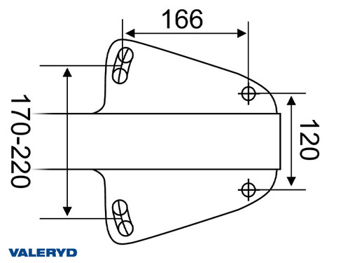 Overrun brake ALKO 251G 3000 kg