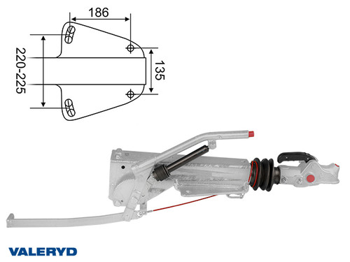Overrun brake ALKO 2.8VB1-C 3500 kg 2361