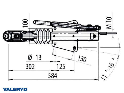 Overrun brake AL-KO, V, Typ 90 S/3, vers. B; OE, 700-1000Kg (1253066) Overrun brake AL-KO, V, Typ 90 S/3, vers. B; OE, 700-1000Kg (1253066)