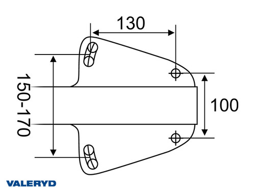 Overrun brake ALKO 90S/3 1000 kg