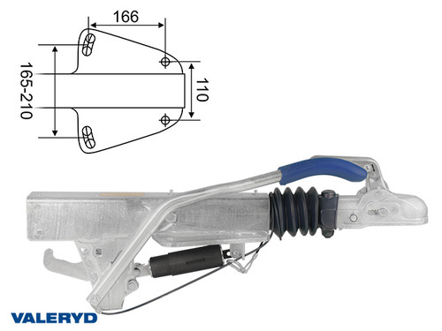 Overrun brake BPW ZAF 2.0-3 2000 kg