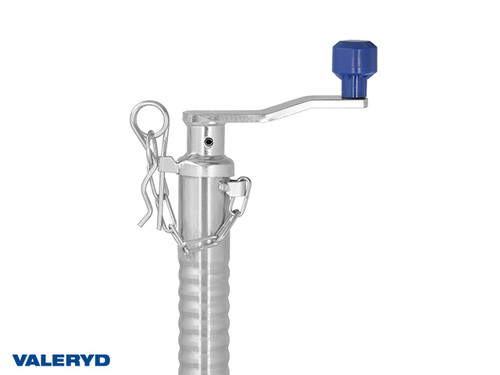 Jockey wheel SS Ø48 mm Metal rim. Solid rubber wheel 200x60 mm. Support load 200 Kg [2609001]