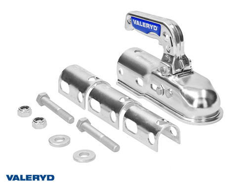 Coupling head 1200 kg Uni Ø35-40-45-50 mm tube crossed/horizontal hole template ; CC=40/54 mm
