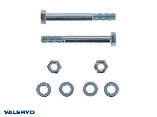 Hex bolt M12X220 Package with 2xLocking nuts and 4xFlat Washer [1500152]