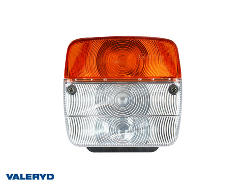 Indicators & Position light Ajba 108x103x52 yellow/white with indicators