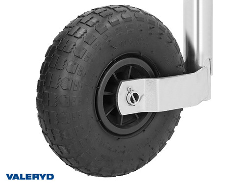 Jockey wheel Ø48 mm Plastic rim. Pneumatic tyre 260x85 mm. Support load 136Kg [6659010]