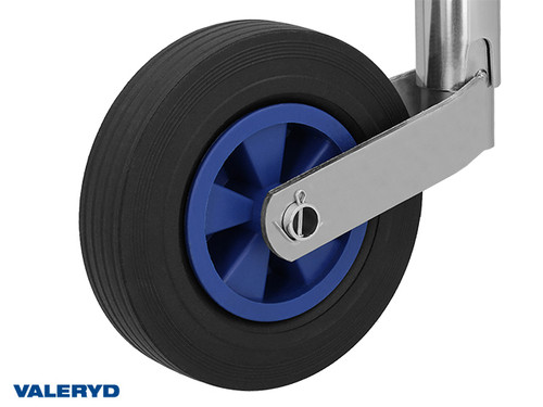 Jockey wheel Ø48 mm Plastic rim. Solid rubber wheel 200x50mm. Support load 150Kg [6659005]