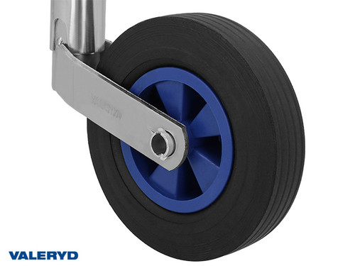 Jockey wheel Ø48 mm Plastic rim. Solid rubber wheel 200x50mm. Support load 150Kg [6659005]