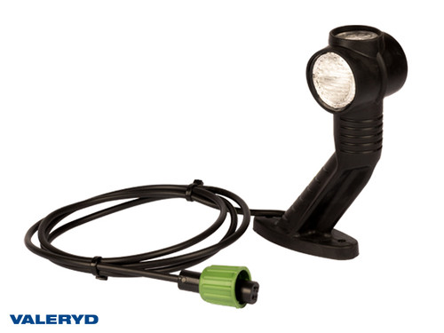 LED End outline marker Aspöck Superpoint III 173x104mm R red/white/yellow with 1,75m Cable [3152008]