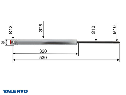 Coupling damper Avonride Knott KF25A, KFG27, KV20HV-C, KFL20-B cc=530 [2385052]