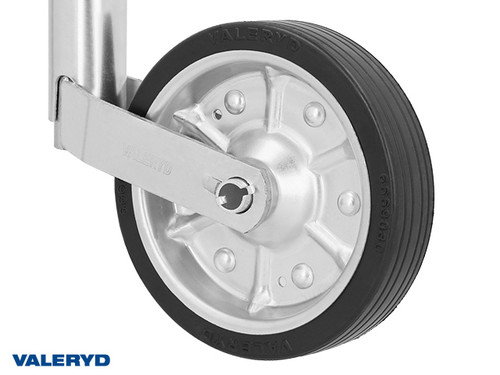 Jockey wheel Ø48mm Metal rim. Solid rubber wheel 200x50 mm. Support load 300 Kg [6659030]