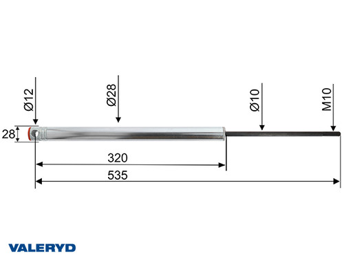 Coupling damper Knott KF27A1/A2, KFG/KRV30, cc=535 [2385008]