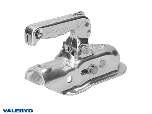 Coupling head 2200 kg Ø45/46 mm tube ALBE EM220-R version. A crossed hole template CC=40 [2298007]