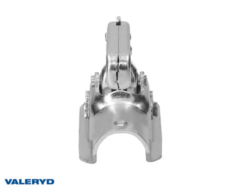 Coupling head 2200 kg Ø45/46 mm tube ALBE EM220-R version. A crossed hole template CC=40 [2298007]