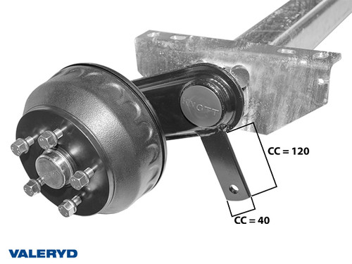 Axle Knott 1500 Kg  1900/2350  5x112 [1018590]