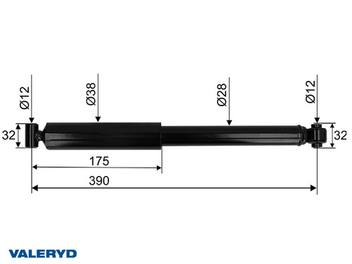 Coupling damper fits BPW/Grümer AK 3509 - Before year 1998; cc=390 [2382025]