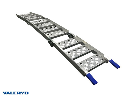 Loading ramp aluminium 1985x305mm, foldable: 715x305mm, 270 kg [6452023]