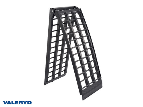 Loading ramp aluminium black 2380x450mm, foldable: 1230x450mm, 680 kg  [6452029]