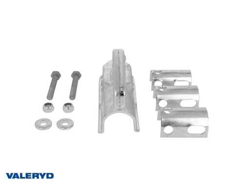 Coupling head 1300 kg, Ø36-40-45-50mm tube , crossed hole template CC=40 [2292010]