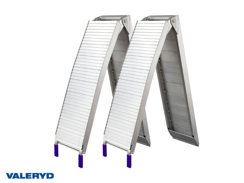 Loading ramp aluminium 2060x310mm, foldable: 1100x310mm, 680 kg/pair(2-pack) [6452022]