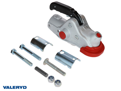 Coupling head 3000 kg AL-KO AK301 Uni Ø40-45-50 tube, crossed/horiz hole templt CC=40/50 Cast iron  [2290026]