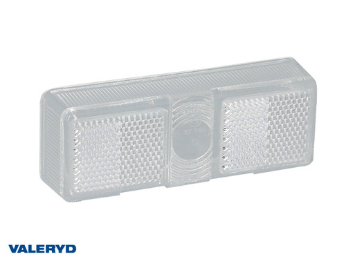 Spare lens Aspöck/SIM/Talmu position light 110x41 white with reflector  [3130001]