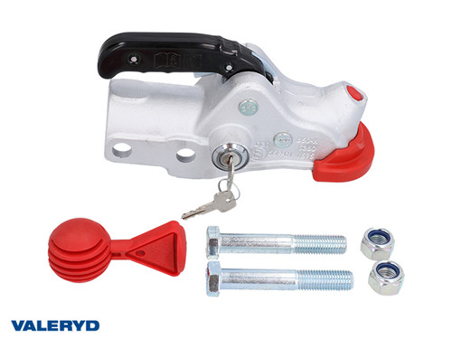 Coupling head 3500 kg AL-KO AK351 Ø60 mm tube , horizontal hole template CC= 54 mm anti-theft lock