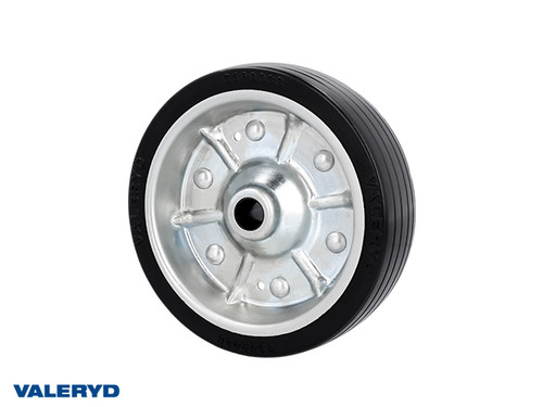 Replacement wheel for jockey wheel 200x60mm Metal rim. Solid rubber wheel 500kg [6669038]