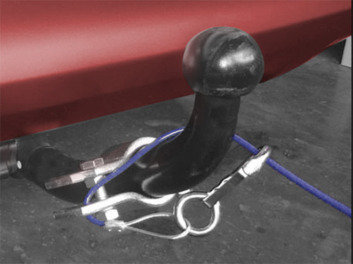 Bracket with slot, for breakaway cable [2259200]