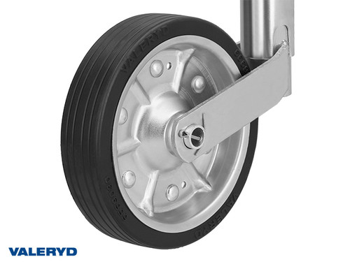 Jockey wheel Ø48 mm Metal rim. Solid rubber wheel 200x50 mm. Support load 150 kg [6659025]