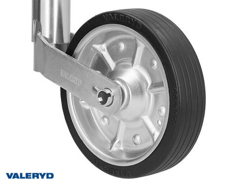 Jockey wheel Ø48 mm Metal rim. Solid rubber wheel 200x50 mm. Support load 150 kg [6659025]