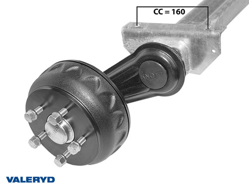 Axle Knott 1350 Kg  1900/2400  5x112 [1018391]