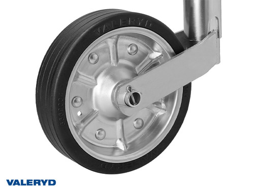 Jockey wheel Ø48 mm Metal rim. Solid rubber wheel 200x50 mm. Support load 150 Kg [6659020]