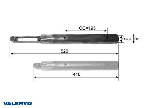 Drawtube Peitz PAV/SR 0.7 + 1.3 M; Ø 46mm [2102030]