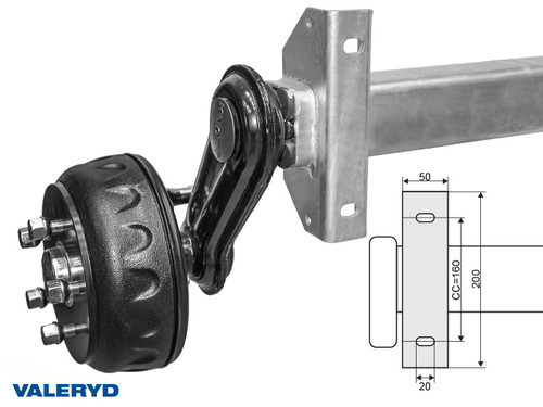 Axle Knott 1350 Kg  1200/1700 5x112 [1018321]