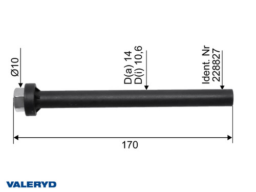 Trailer brake rod holder rear  [2049001]